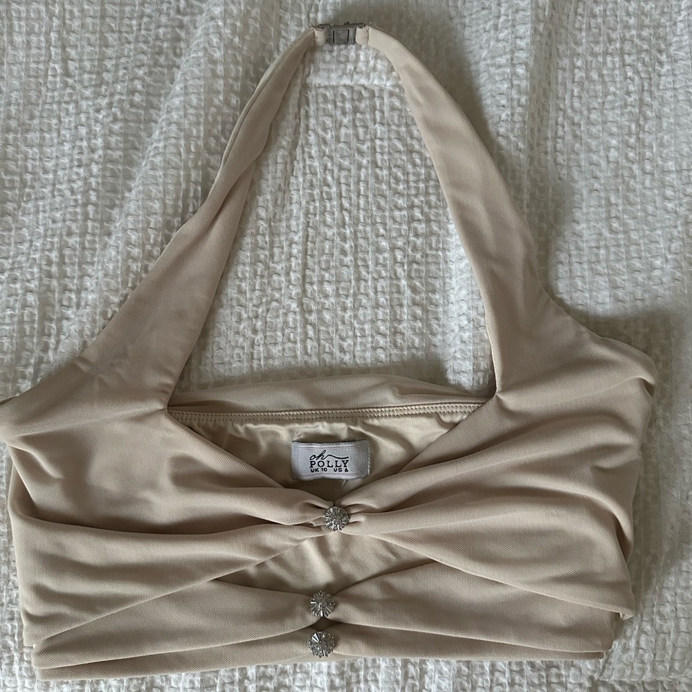 Oh Polly Under The Spotlight Black
Cut Out Top